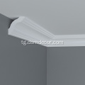 Pu Crown Cornice Moldings Барои девор